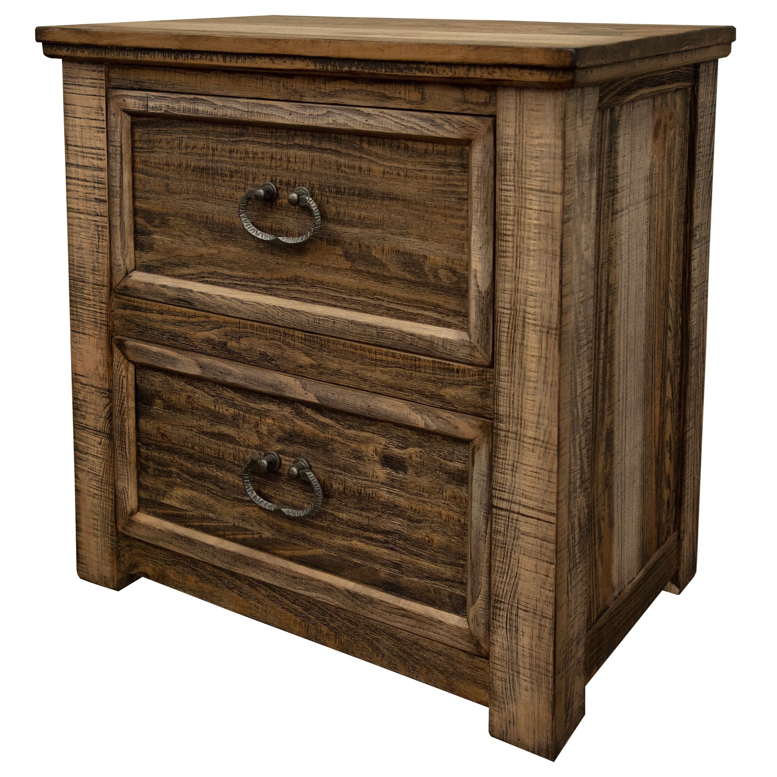 International Furniture Direct Montana IFD1141NTS Rustic Nightstand